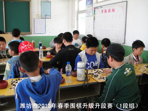 标题：潍坊市2013年春季围棋升级升段赛（1段组） 阅读次数：1100