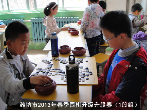标题：潍坊市2013年春季围棋升级升段赛（1段组） 阅读次数：1049